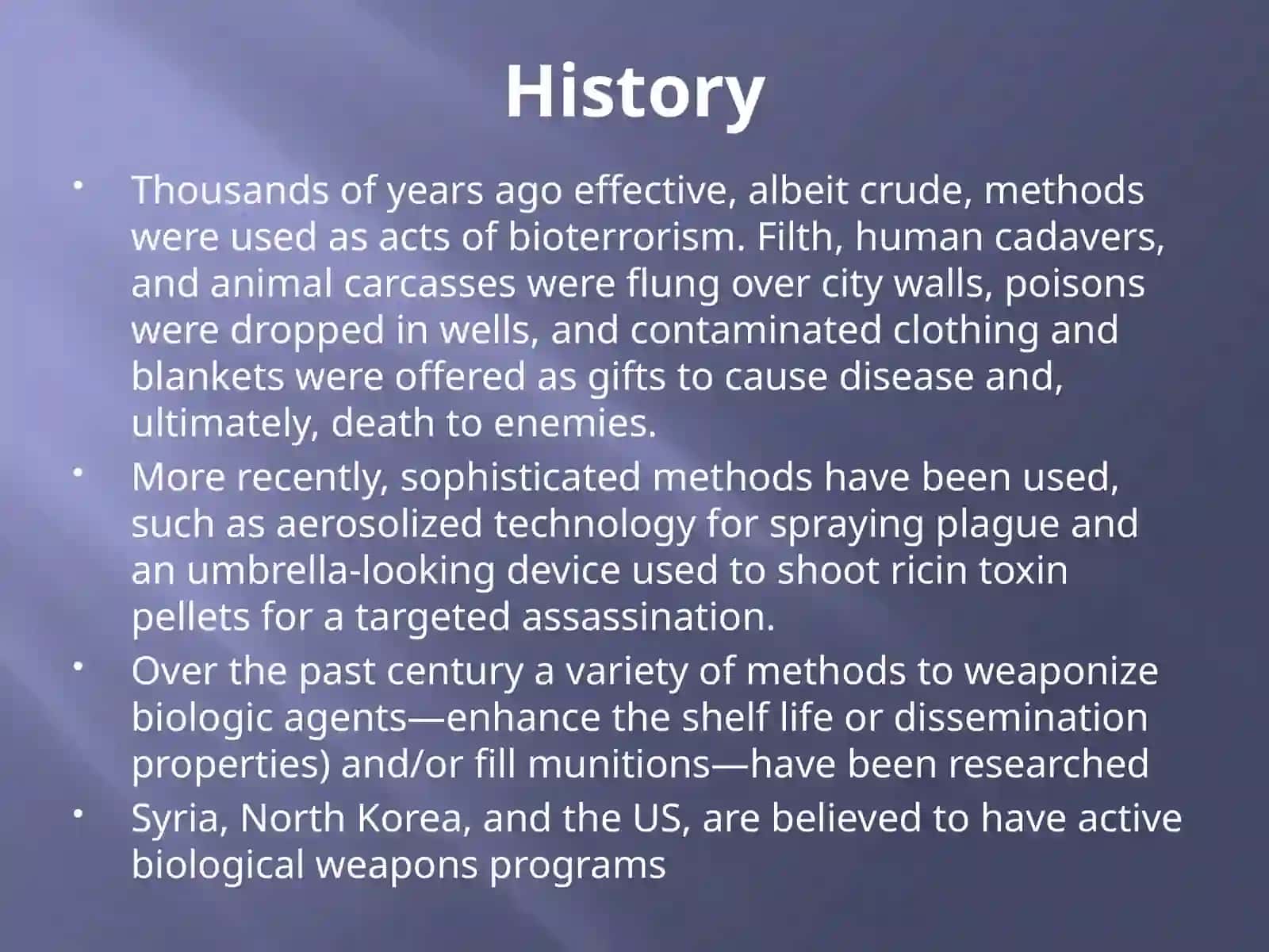 Bioterrorism 2