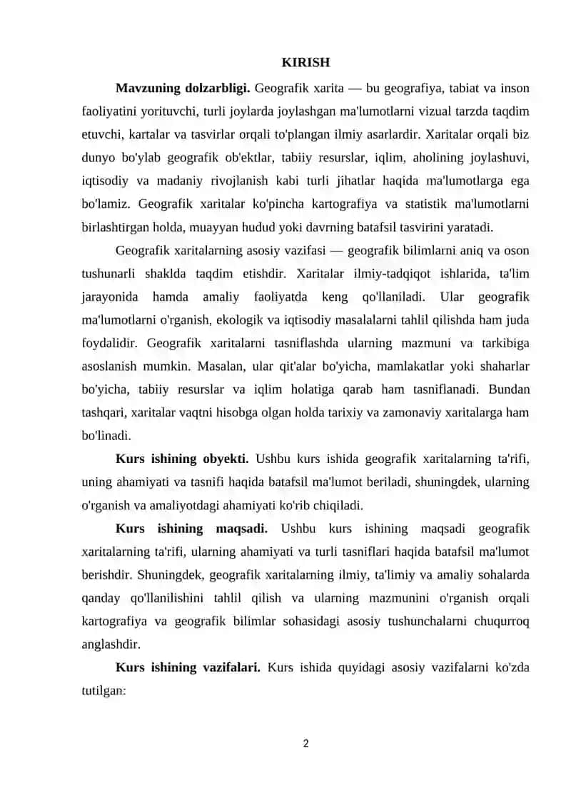 GEOGRAFIK XARITALAR 2
