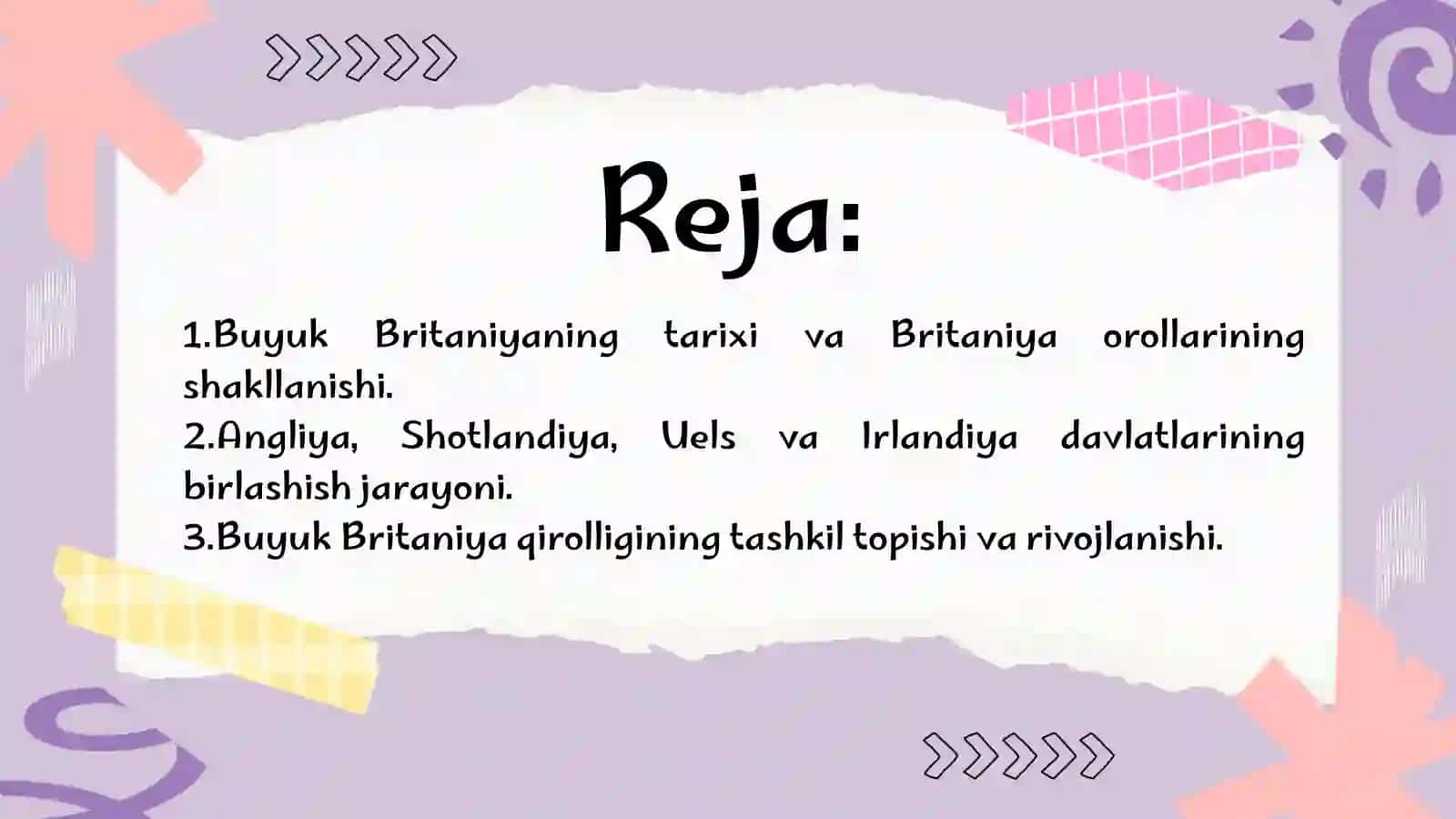 Buyuk Britaniyaning vujudga kelishi 2