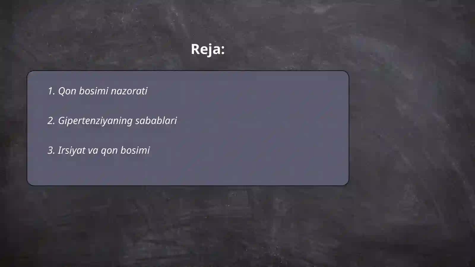 Qon bosimi kasalligining kelib chiqishi 2