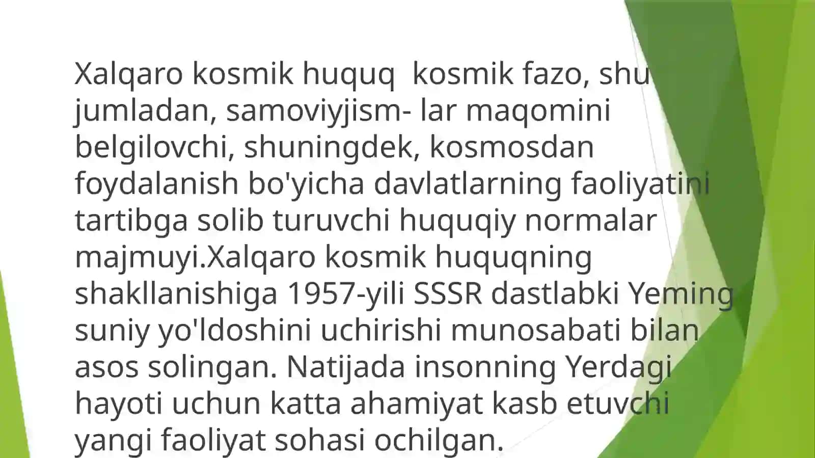 Xalqaro kosmik huquq 2