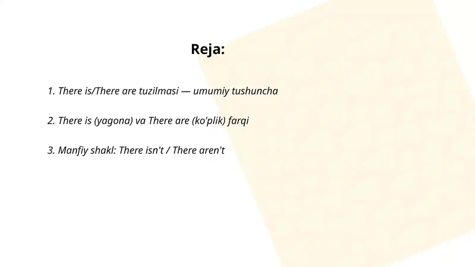 There is/There are tuzilmasi 2