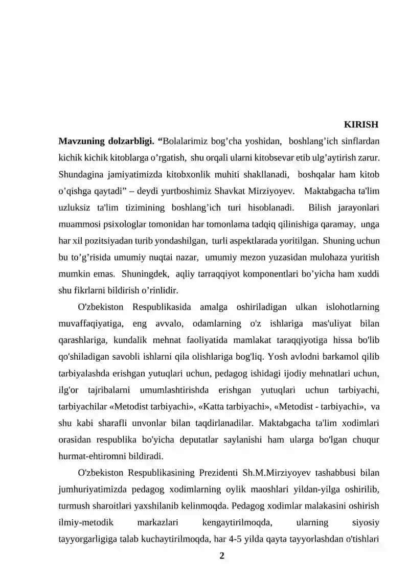 Tarbiyachi va uning jamiyatda tutgan o’rni 2
