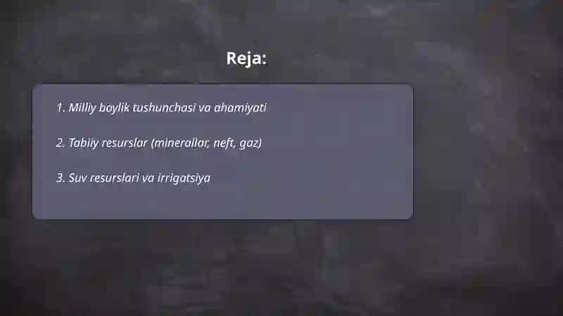 Milliy boylik 2