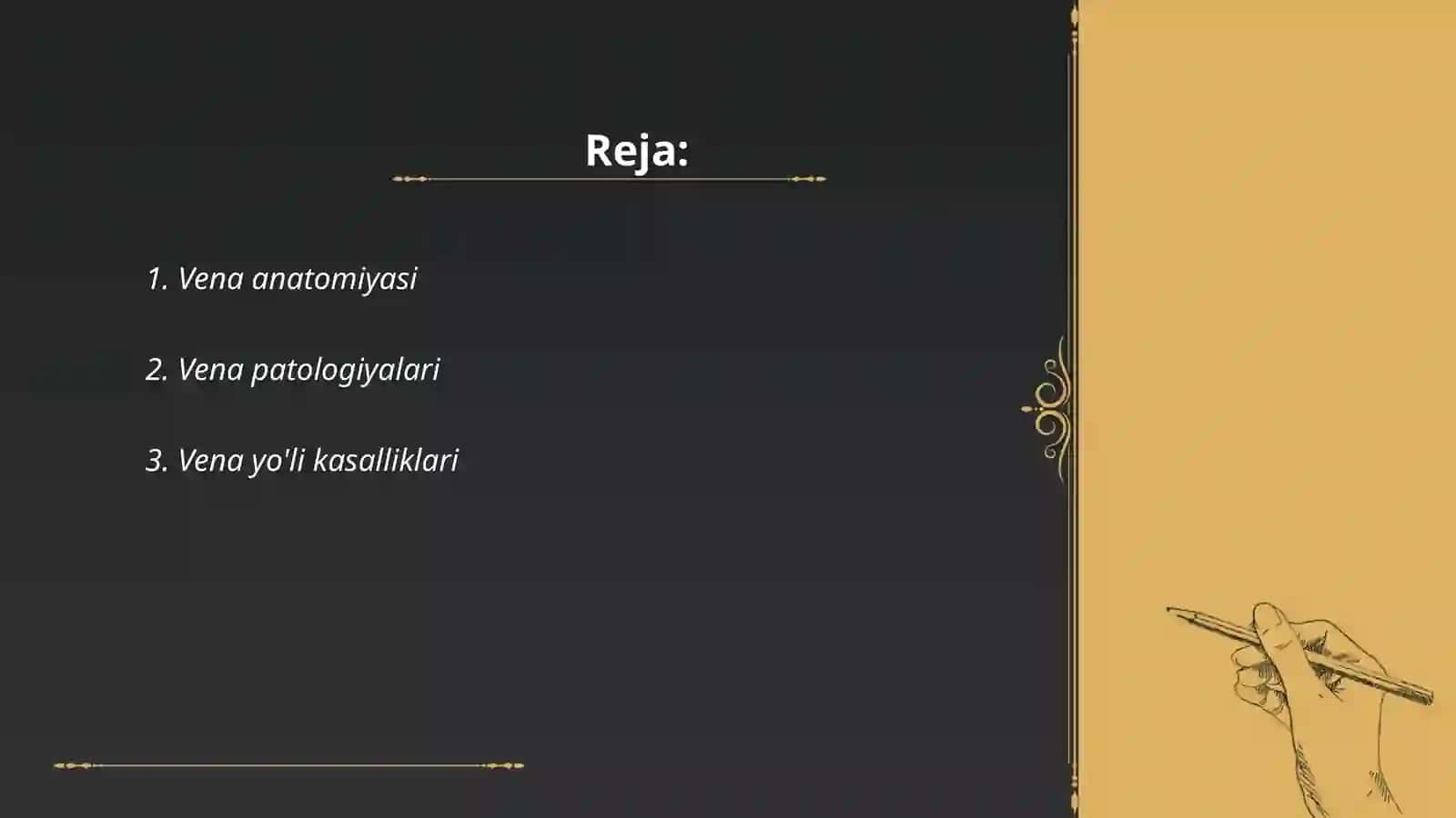 Vena anatomiyasi 2