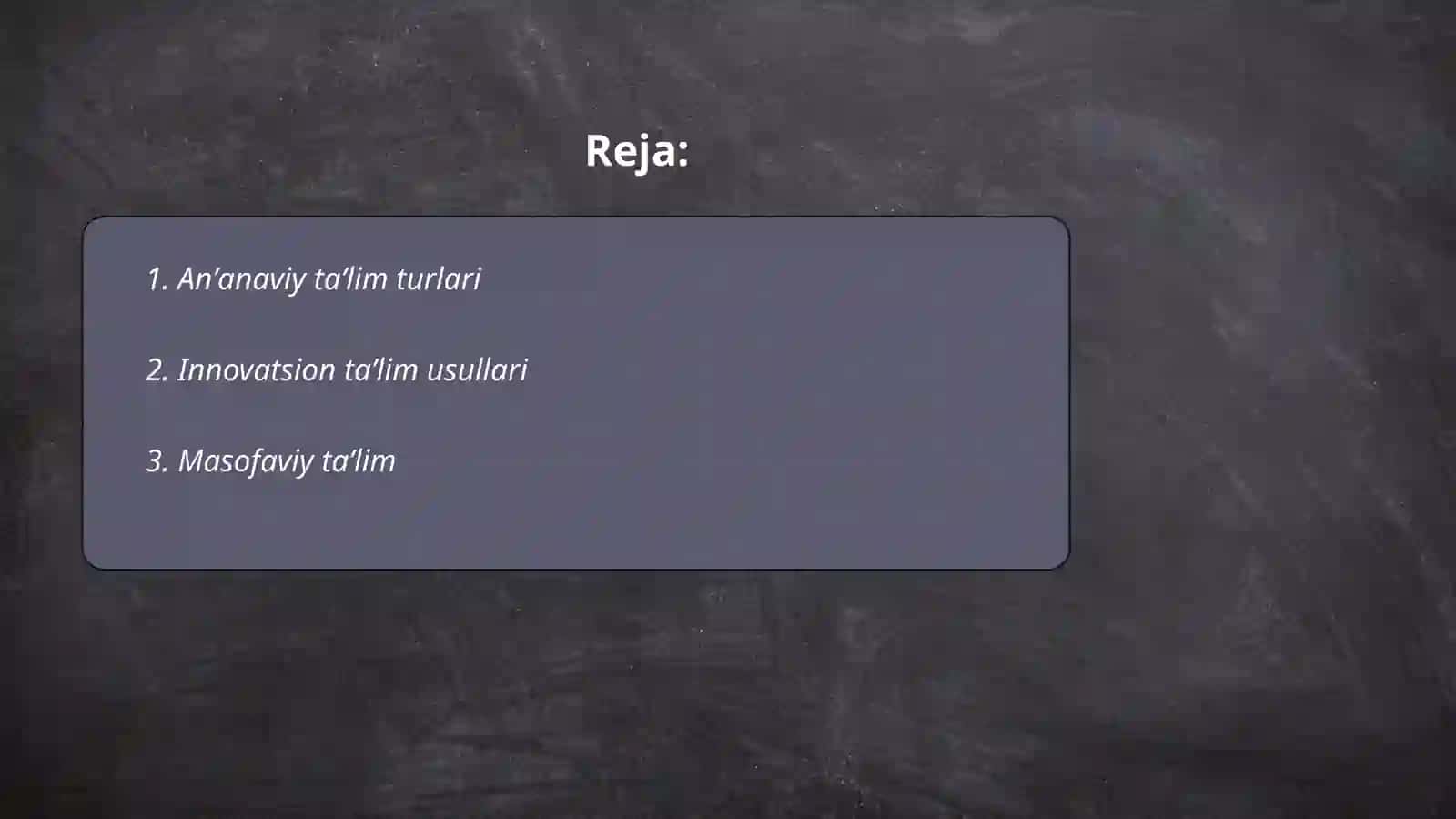 Taʼlimni tashkil etish turlari va shakillari 2