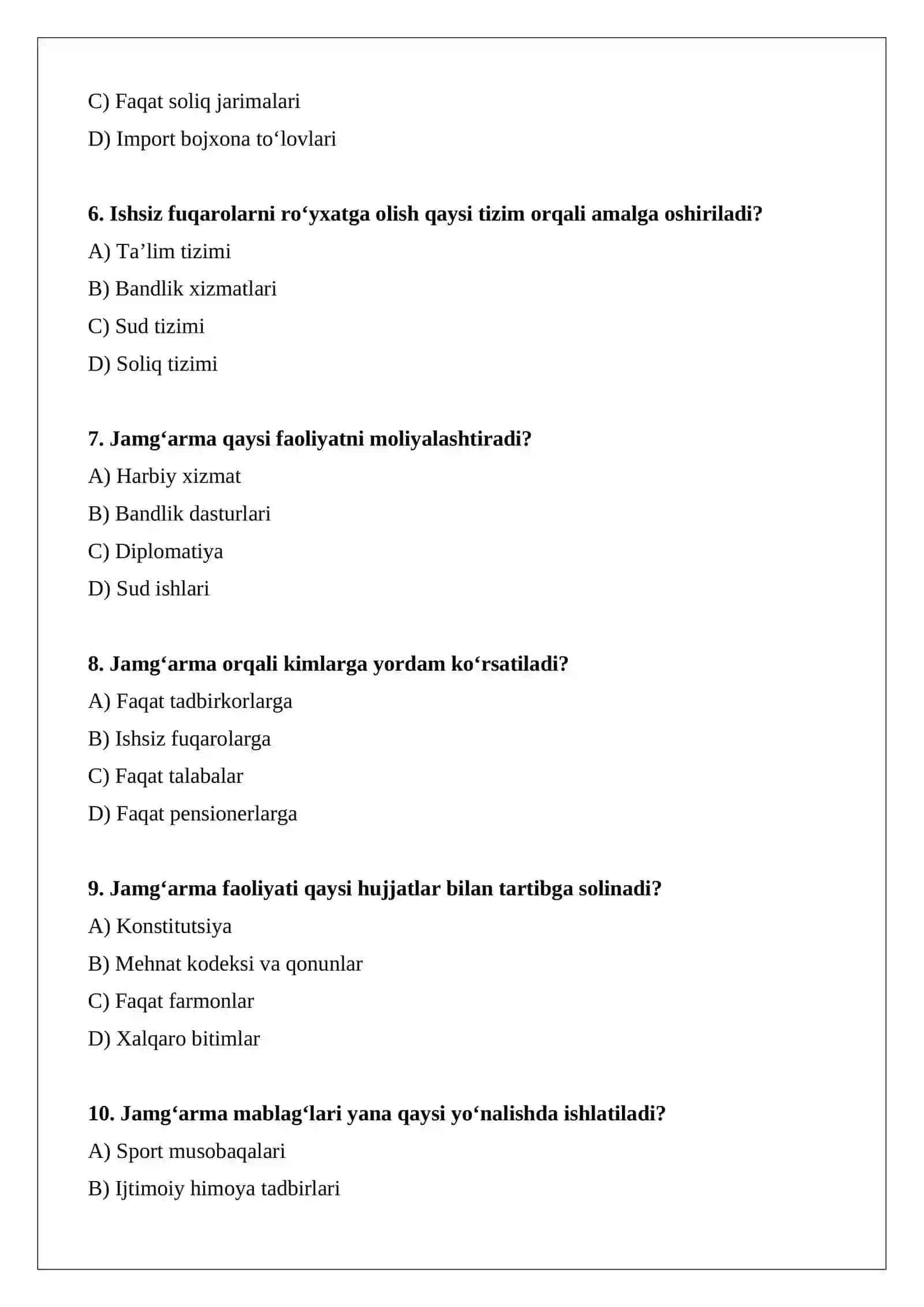 Bandlikka ko‘maklashish davlat jamg‘armasi 2
