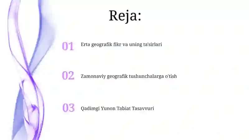 Tabiat falsafasi va dastlabki geografik tasavvurlar 2