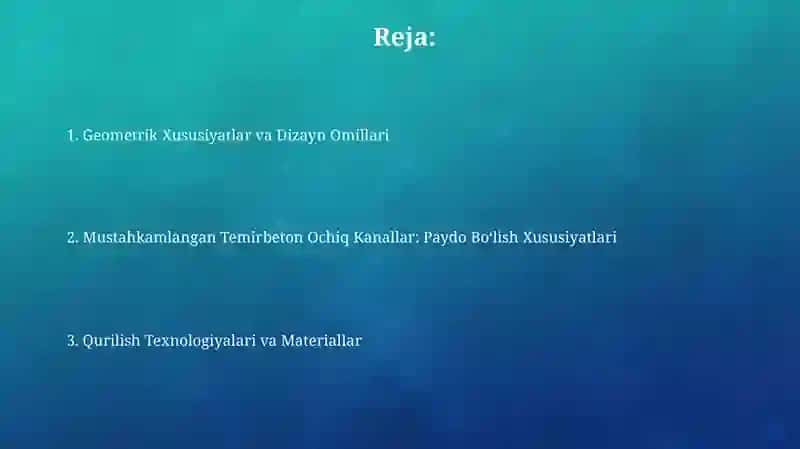 Temir-beton novli kanallar 2