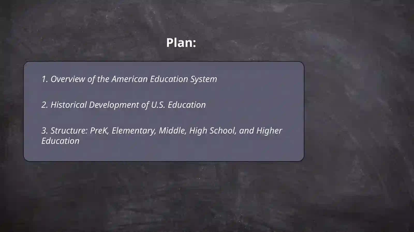 Overview of the American Education System 2