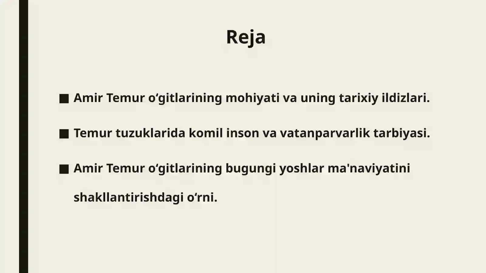 Amir Temur o’gitlarining tarbiyaviy ahamiyati 2