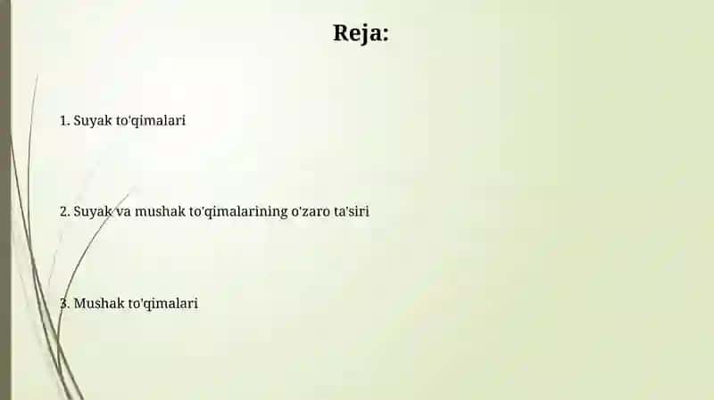 Suyak to'qimasi va muskul to'qimasi 2