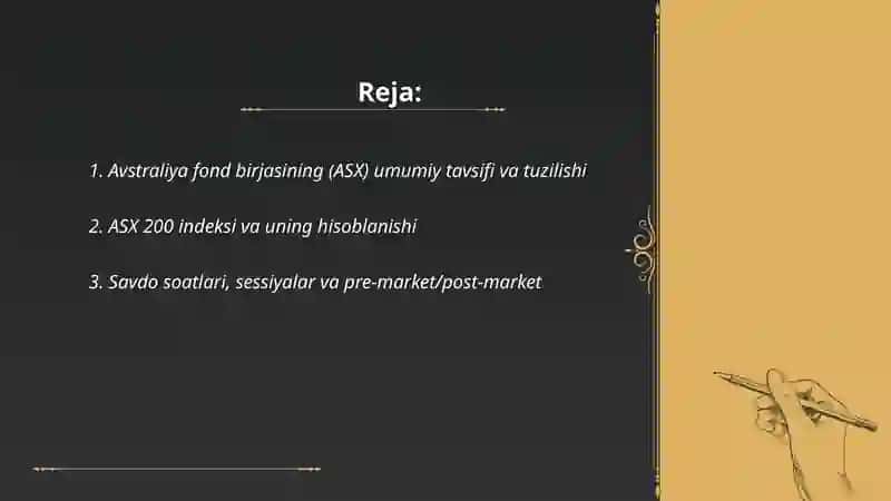 Avstraliya fond birjasi 2