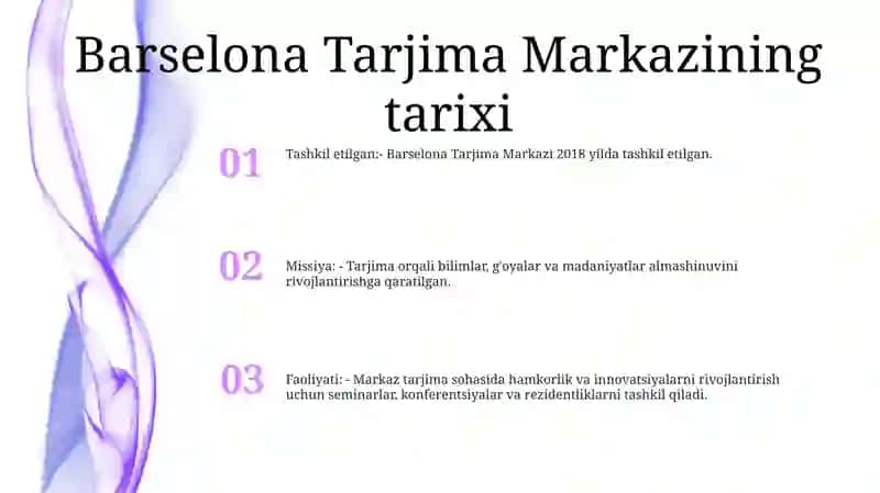 Barselona Tarjima Markazi 2
