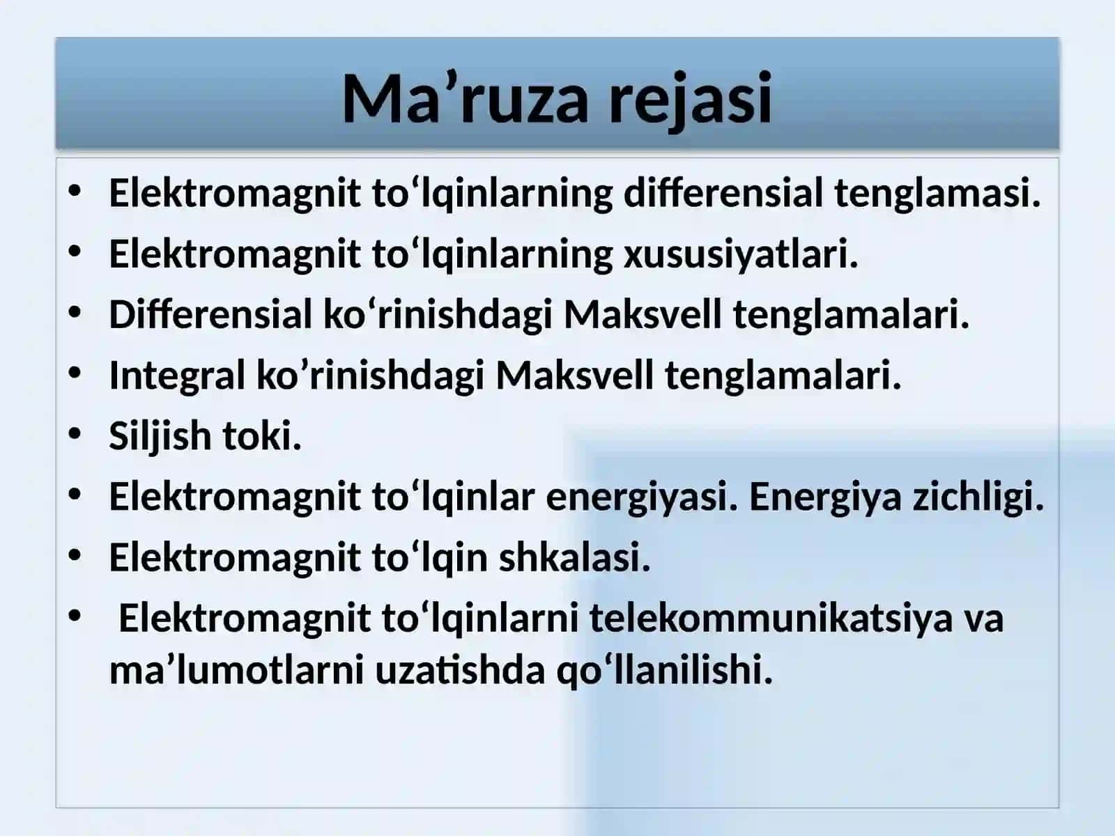 Elektrodinamika 2