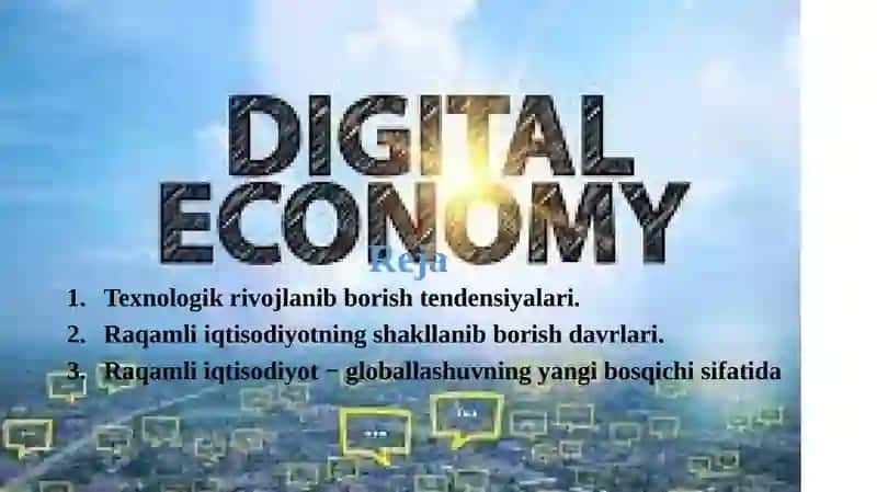 RAQAMLI IQTISODIYOTNING SHAKLLANIB BORISHI 2