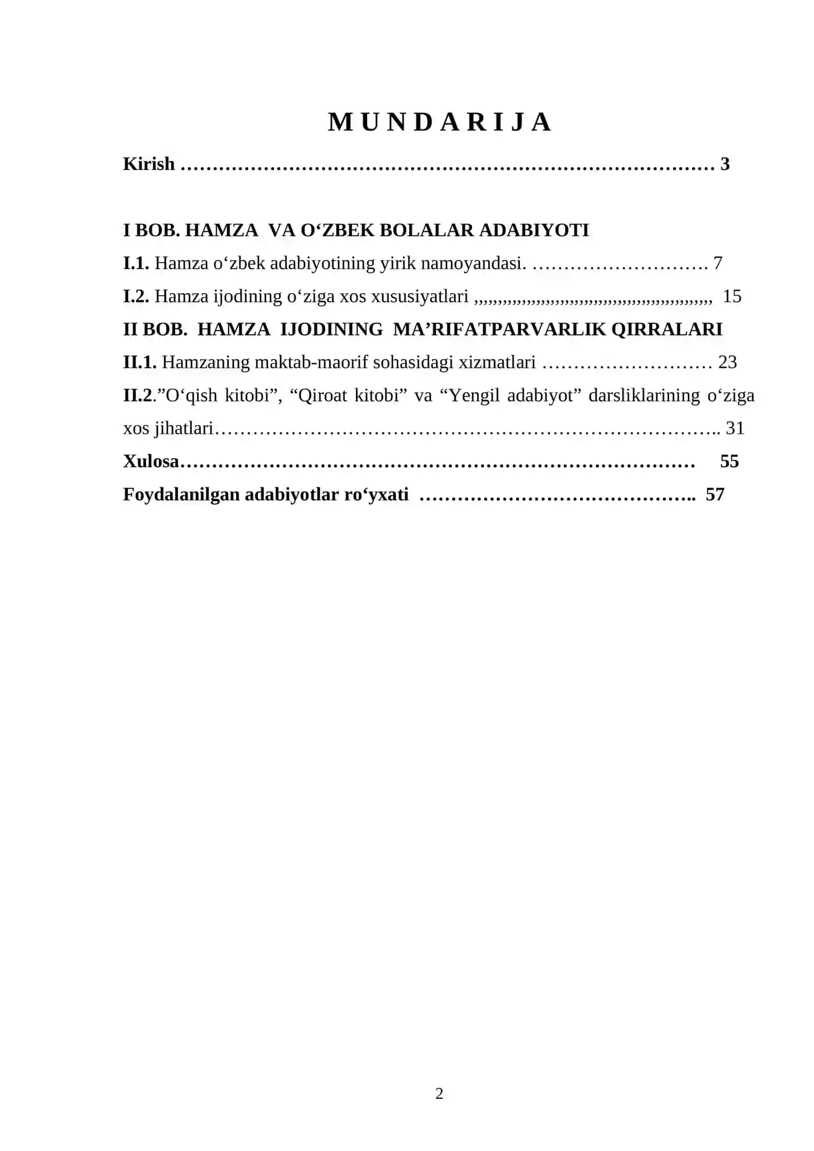 Hamzaning o‘zbek bolalar adabiyotida tutgan o‘rni 2