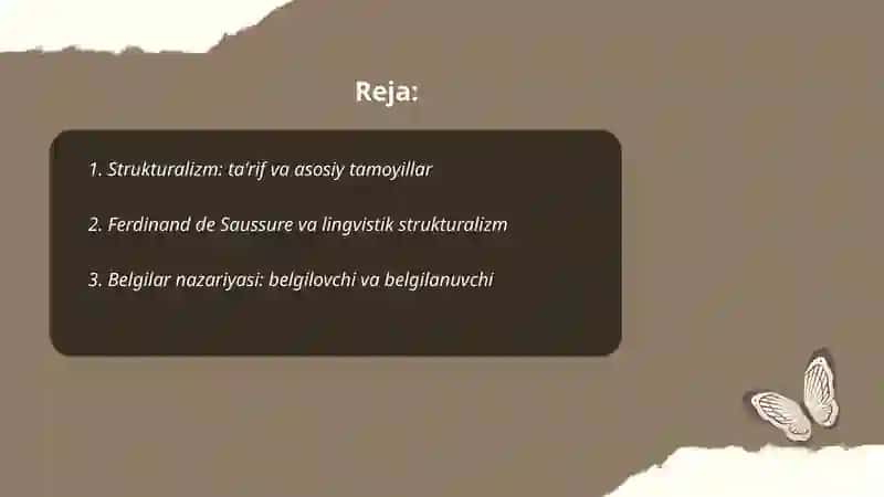 Struktualizm va unig yo'nalishi 2
