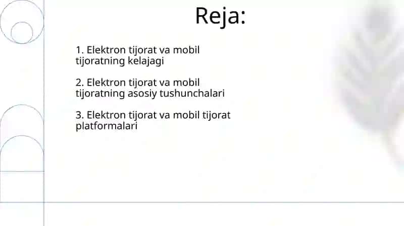 Elektron biznes va Mobil-tijorat 2