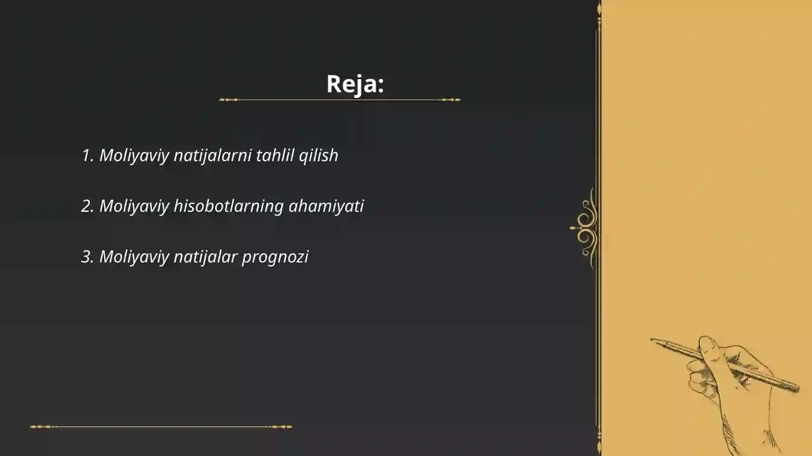 Moliyaviy natijalar 2