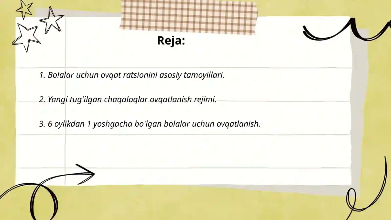 Bolalar uchun balansli ovqatlanish 2