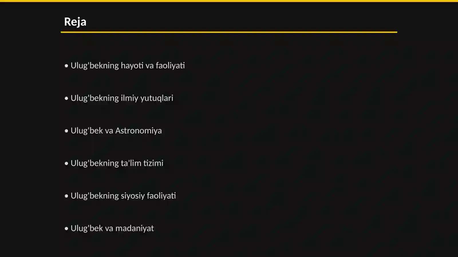 Ulug'bek hayoti va faoliyati 2