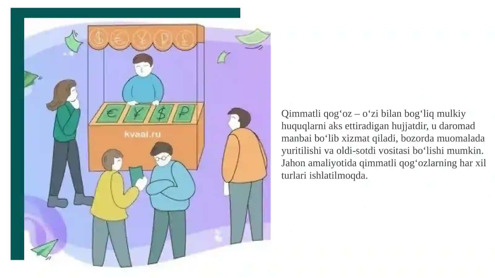 Qimmatli qog‘ozlar bozori 2
