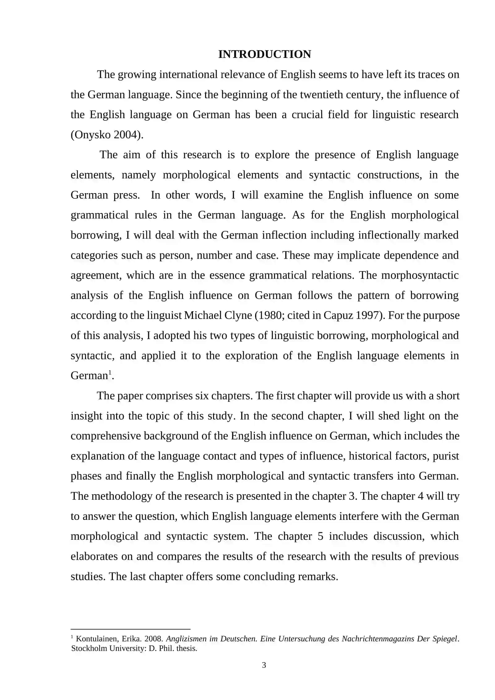 The Influence of English on German Language 2