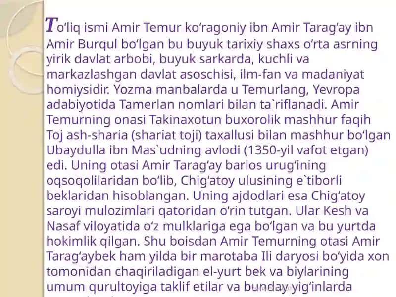 Amir Temur 2