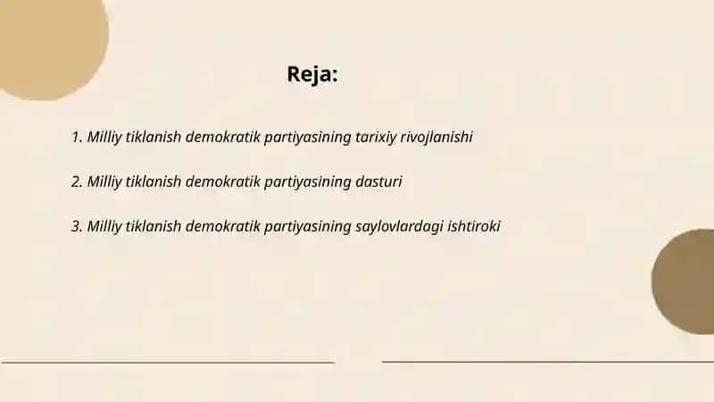 Milliy Tiklanish Demokratik Partiyasi 2
