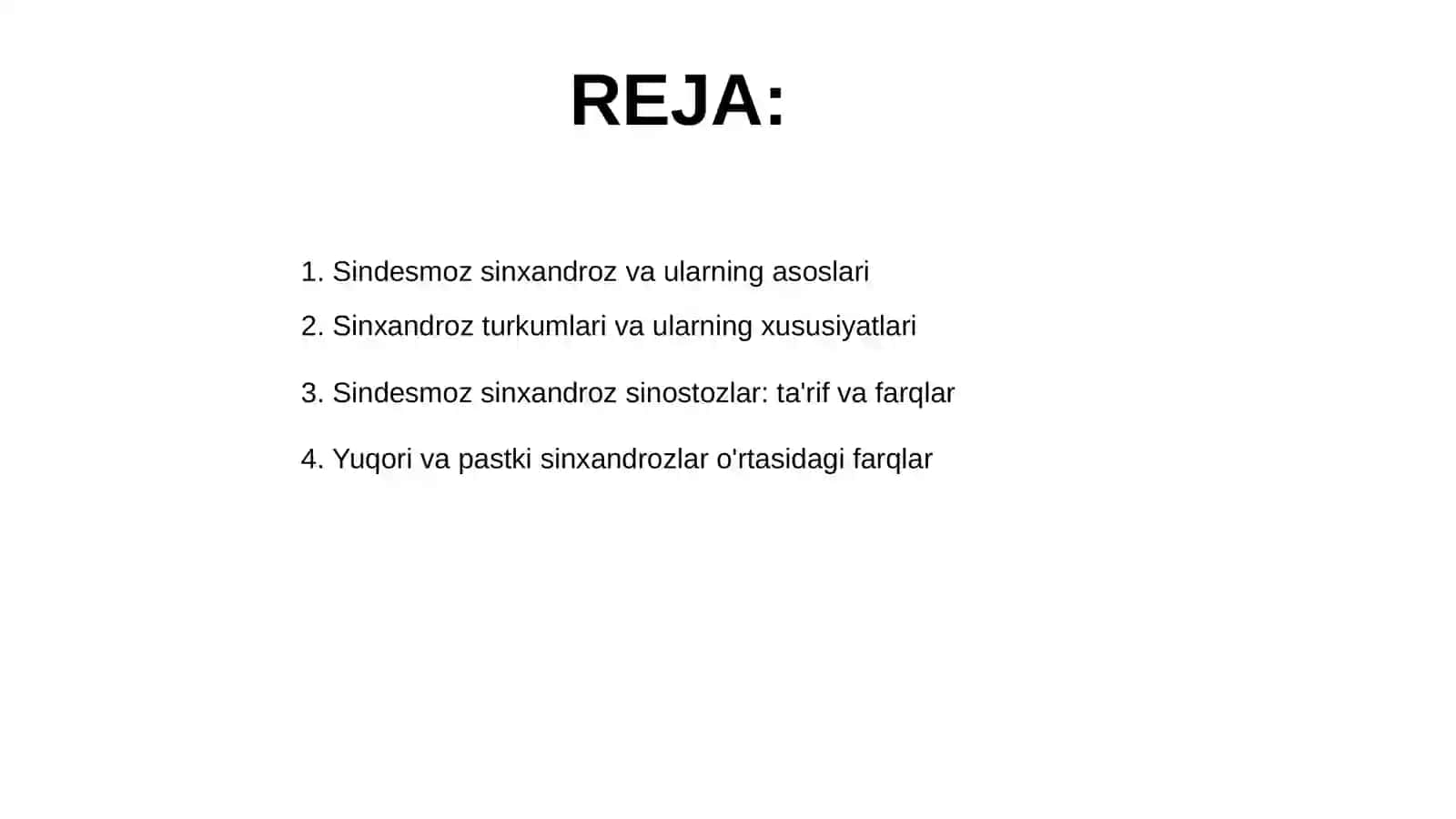 Sindesmoz sinxandroz sinostoz birlashuvlar 2