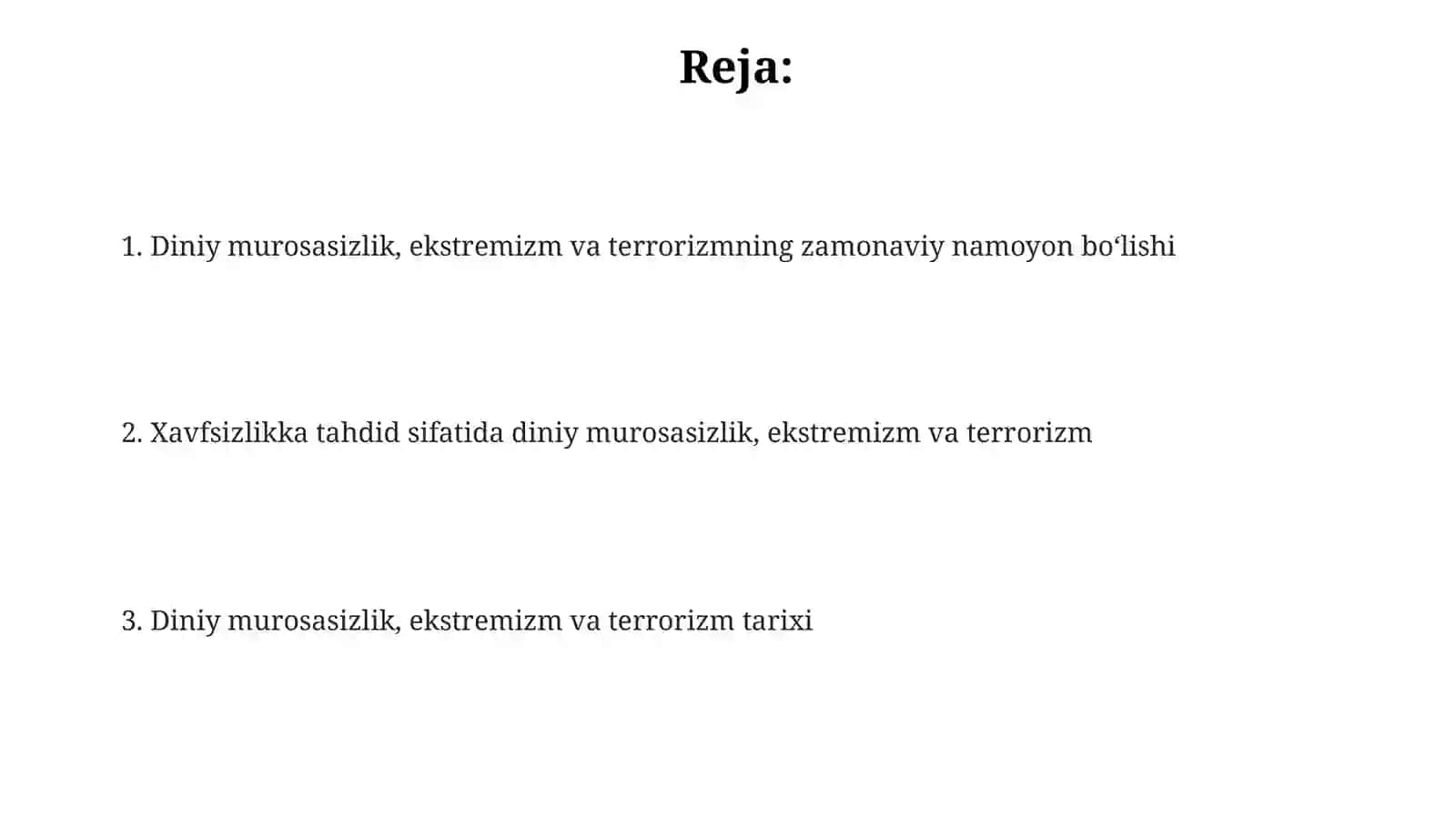 Zamonaviy davrda diniy terrorizmning paydo bo'lishi 2