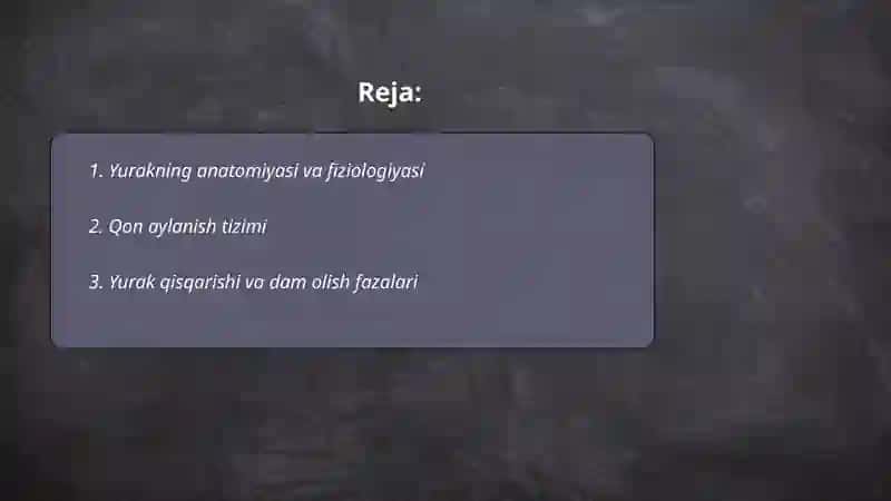 Yurak qon tomirlari 2