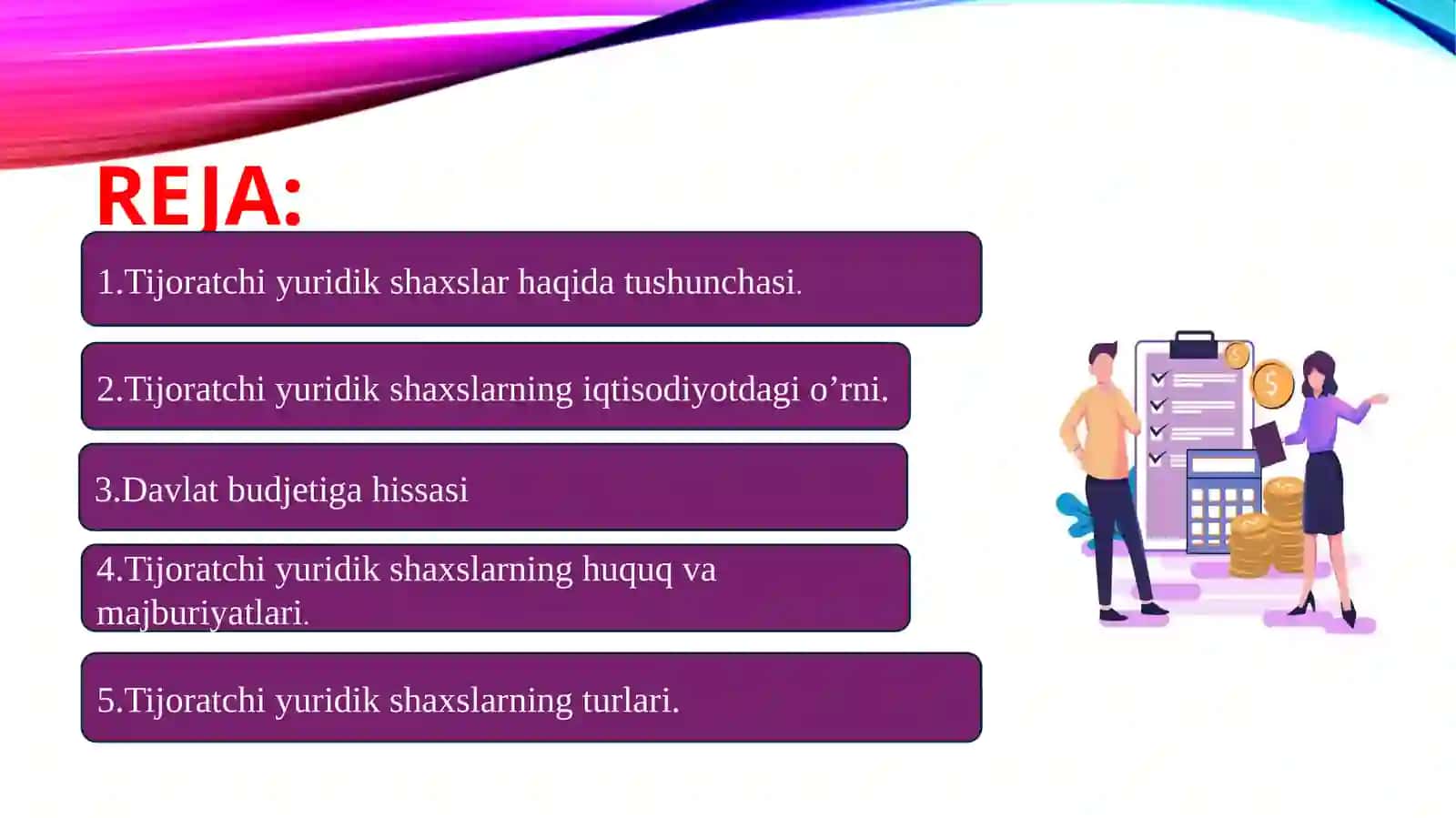 Tijoratchi yuridik shaxslar 2