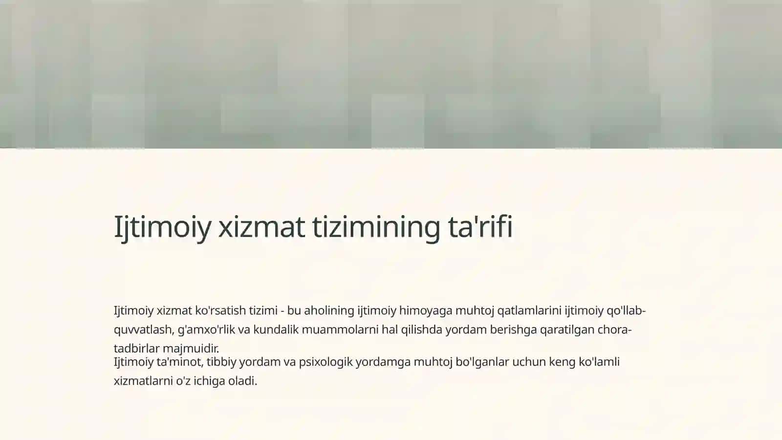 Ijtimoiy xizmat tizimida xodimlarni boshqarish usullari 2