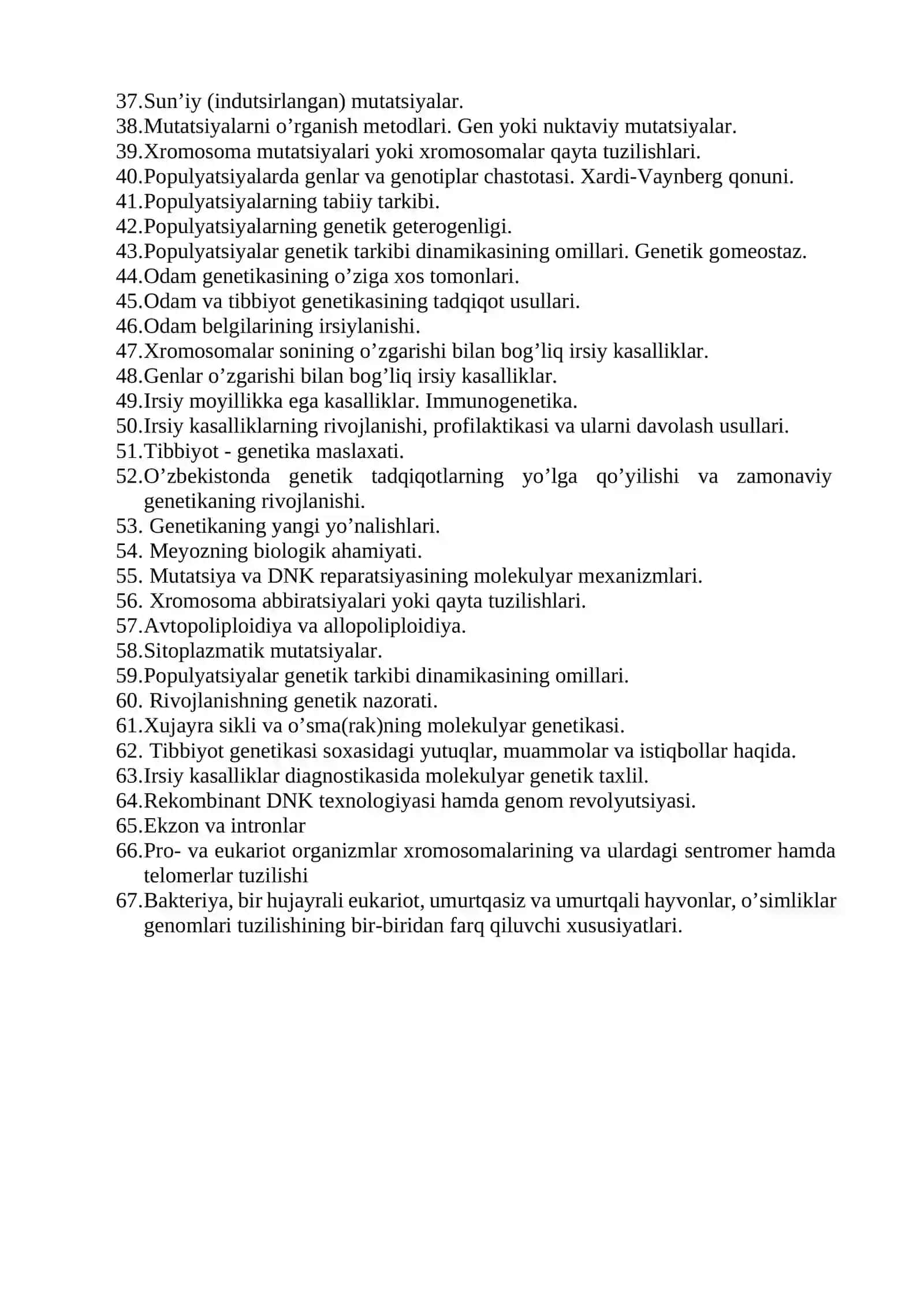 Genetika fanining asosiy usullari 2