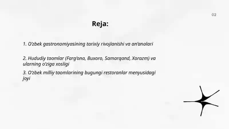 O‘zbek gastronomiyasining tarixiy rivojlanishi va an’analari 2