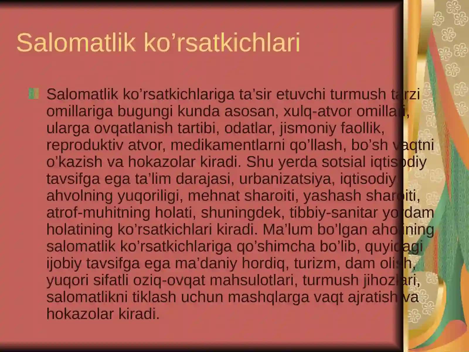 Salomatlikdarajasinianiqlash 2