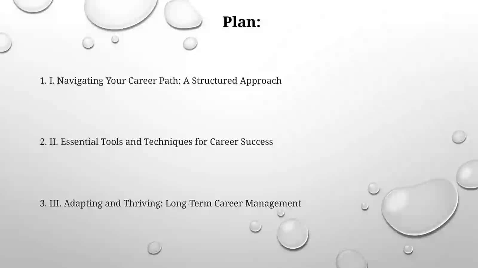 Stages and methods of careerplanning 2