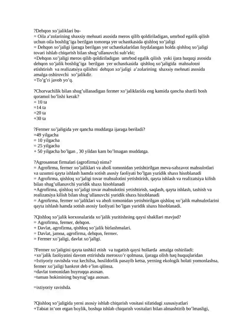 Agrobiznesni tashkil etish va boshqarish 2