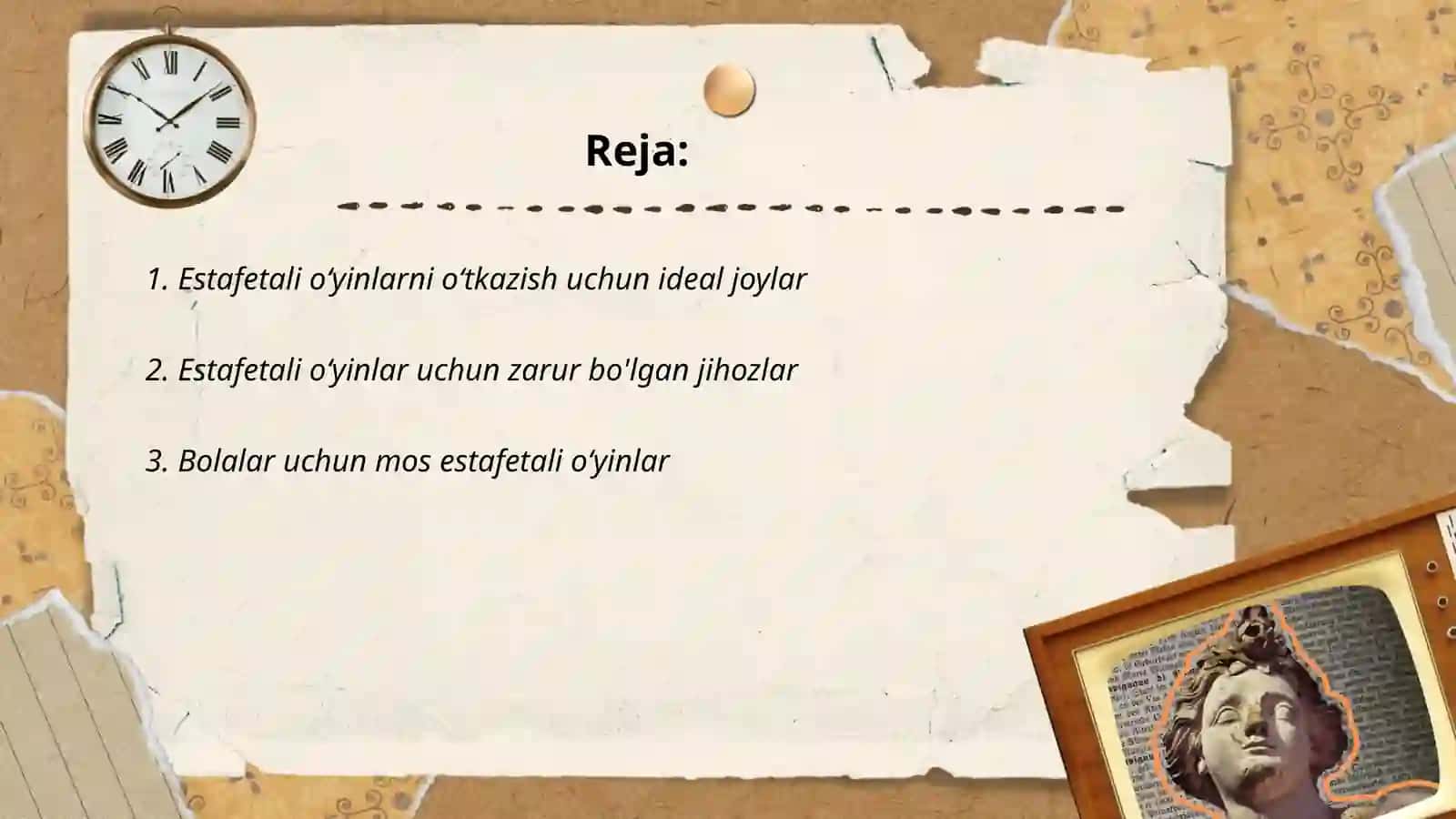 Estafetali harakatli oʻyinlarni oʻtkazish 2