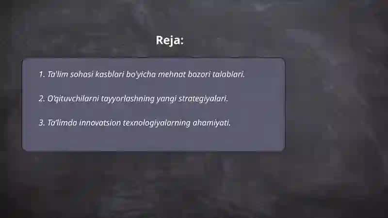 Talim sohasidagi kasiblar rivojlanishining piraknozlari 2