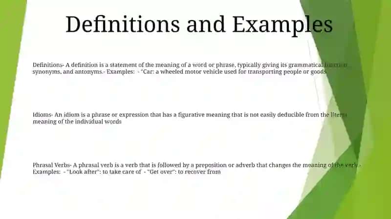 Idioms, Phrasal Verbs, Compounds Words 2