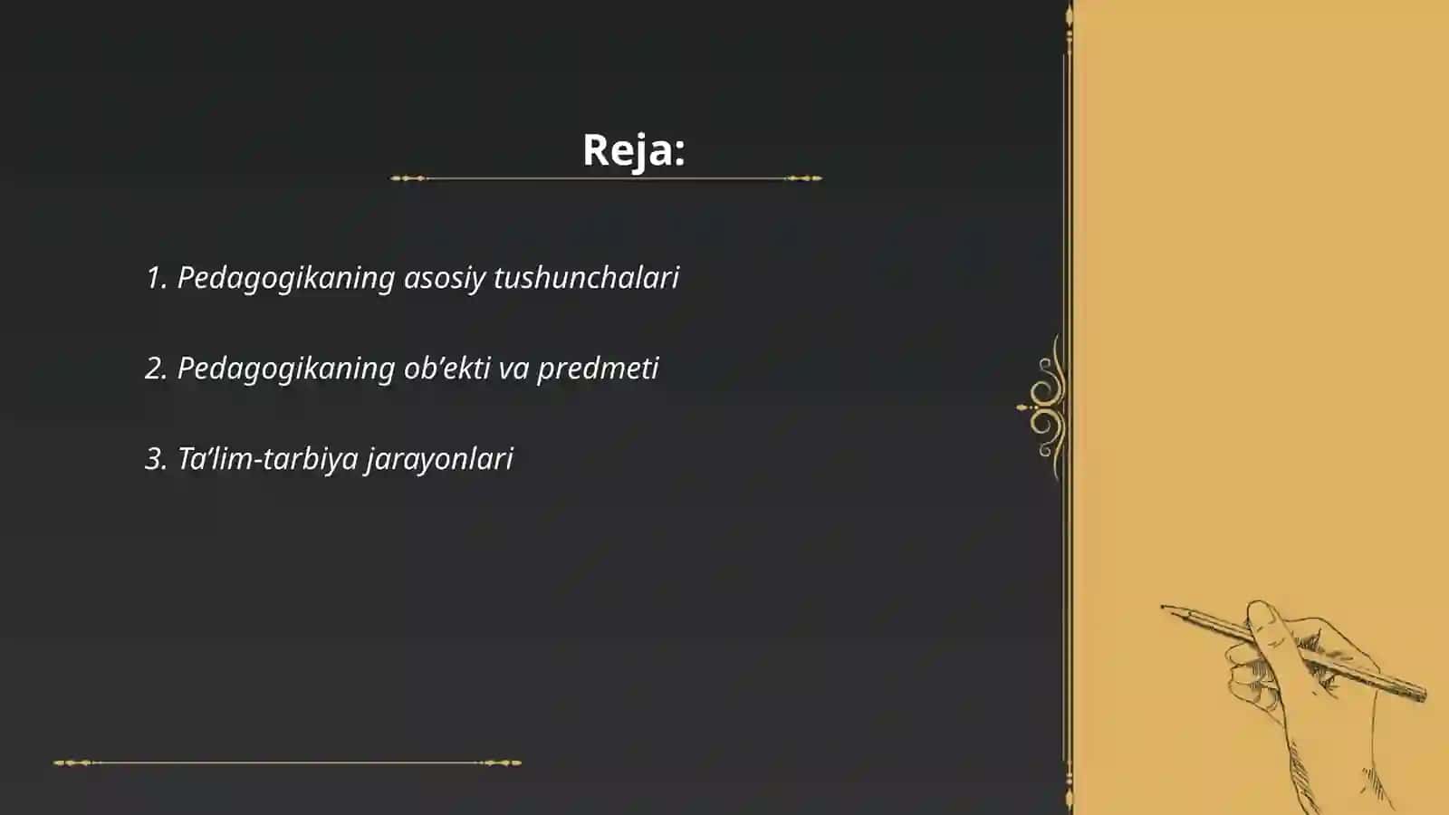 Pedagogikaning Asosiy Tushunchalari 2