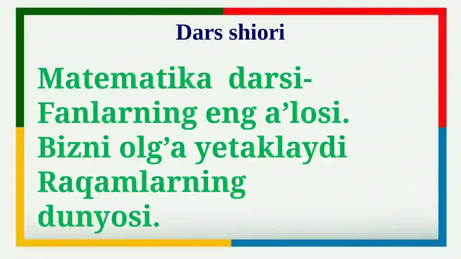 4-sinf matematika Amaliy masalalar 2