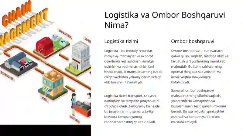 Logistik Tizimda Zahiralarni Boshqarish va Ombor Operatsiyalari 2
