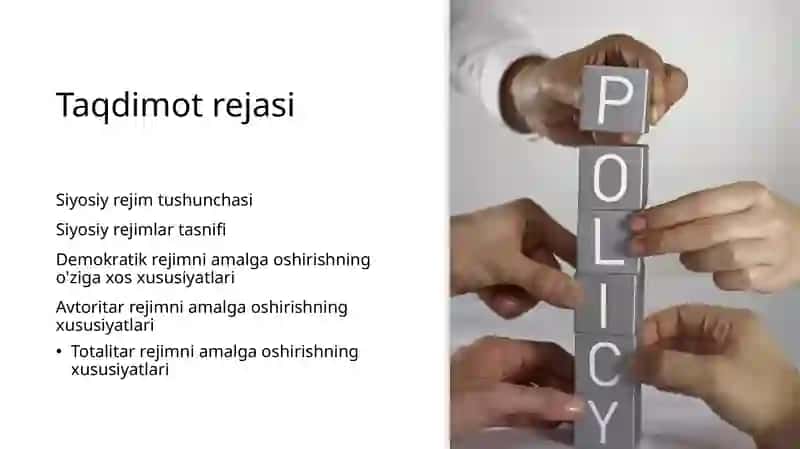 Siyosiy rejim tushunchasi 2