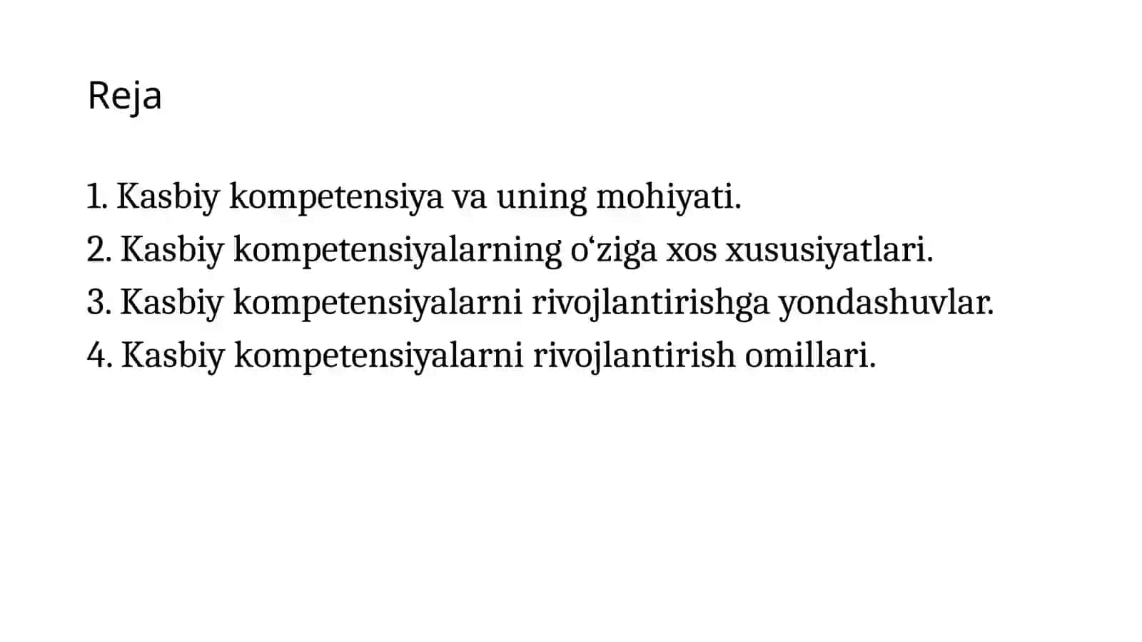Kasbiy kompetensiya va uni rivojlantirish yo‘llari 2