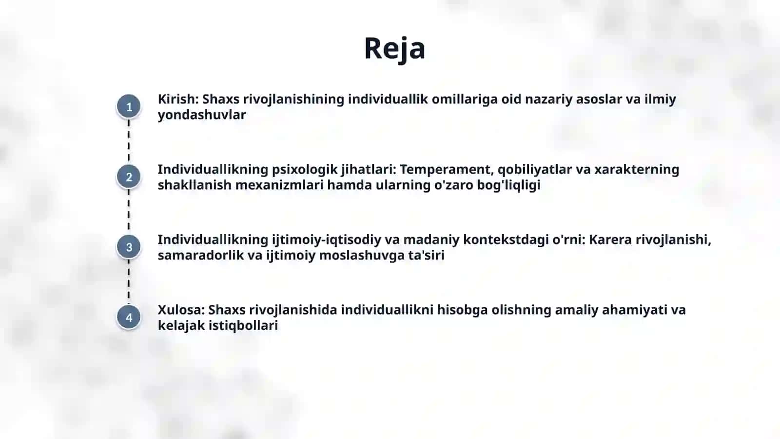 Shaxs rivojlanishining individuallik xususiyatlari va ularning roli 2