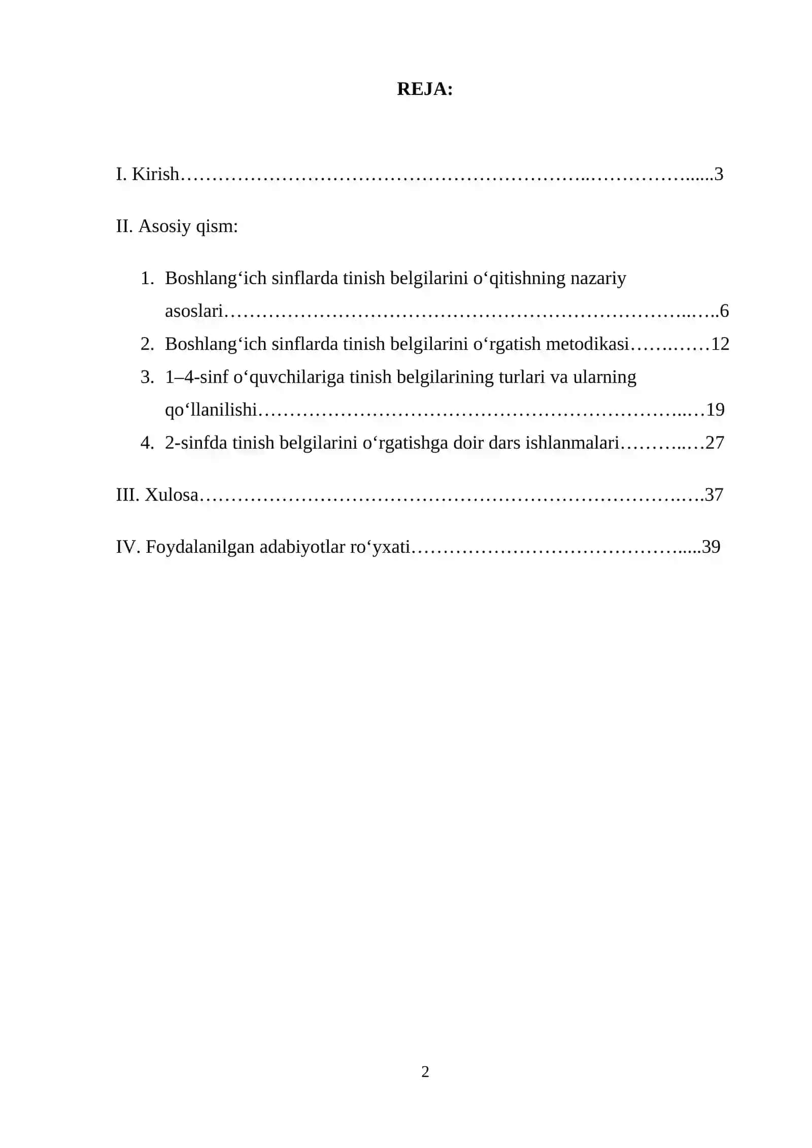 Boshlangich sinflarda tinish belgilarini oqitish metodikasi 2
